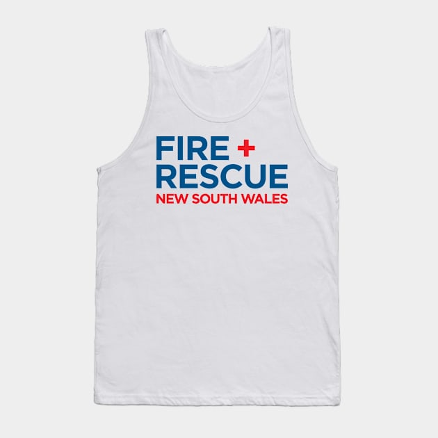 FIRE RESCUE NEW SOUTH WALES NSW Tank Top by sunjoyotantang